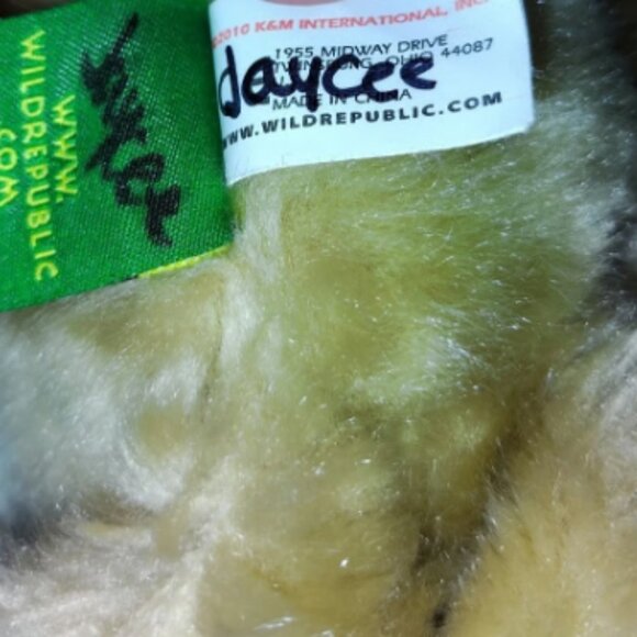 Wild Republic Plush Stuffed Spider Black Capuchin 17" Hanging Monkey Tan Gray. - Picture 7 of 8